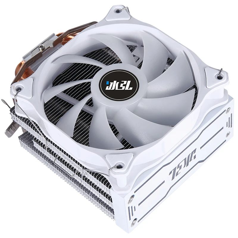 White CPU cooler pure copper heat pipe desktop 1200 cooling system 4PIN 12cm CPU cooling fan AMD INTEL 2011X79 X99 CPU heat sink