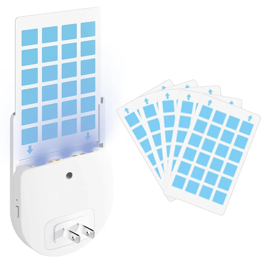 Indoor Mosquito Killer Stepless Dimming Flying Insect Trap Light +5 Glue Cards Gnats Mosquitoes Flies Moths House Flies mosquito killer lamp mosquito lamp