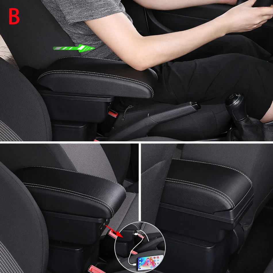 Armrest box For Suzuki Jimny JB74 2018 -2024 Car Armrest Storage box  Interior car accessories Double-layer 3USB - AliExpress