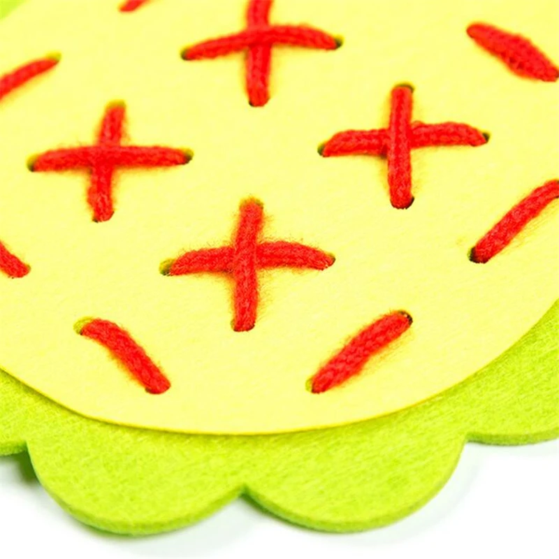 New Teaching Kindergarten Manual DIY Weave Cloth Montessori Materials Baby Early Learning Education Toys Teaching Aids Math Toys 4
