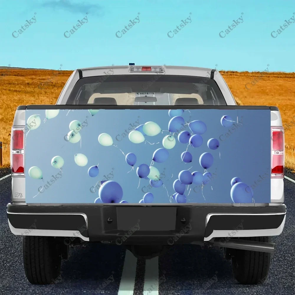 

Balloon Truck Tailgate Sticker Decal Wrap Vinyl High-Definition Print Graphic Suitable for Pickup Trucks Weatherproof