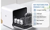 Portable Countertop Dishwasher Air Drying Fully automatic household installation-free disinfection and intelligent lavavajillas 4