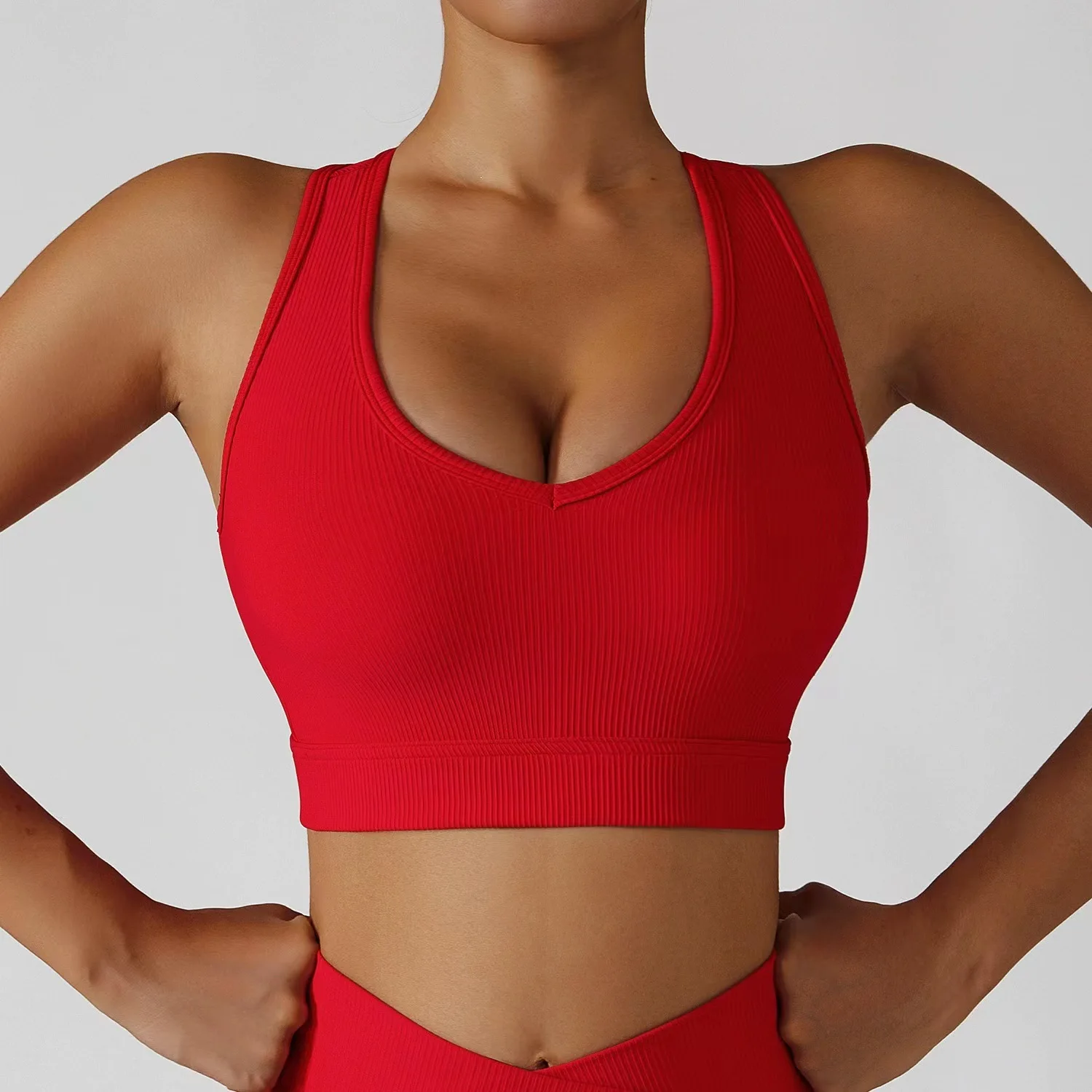 3-Piece Seamless Yoga Set – Jacket, Bra & Leggings for Women’s Fitness