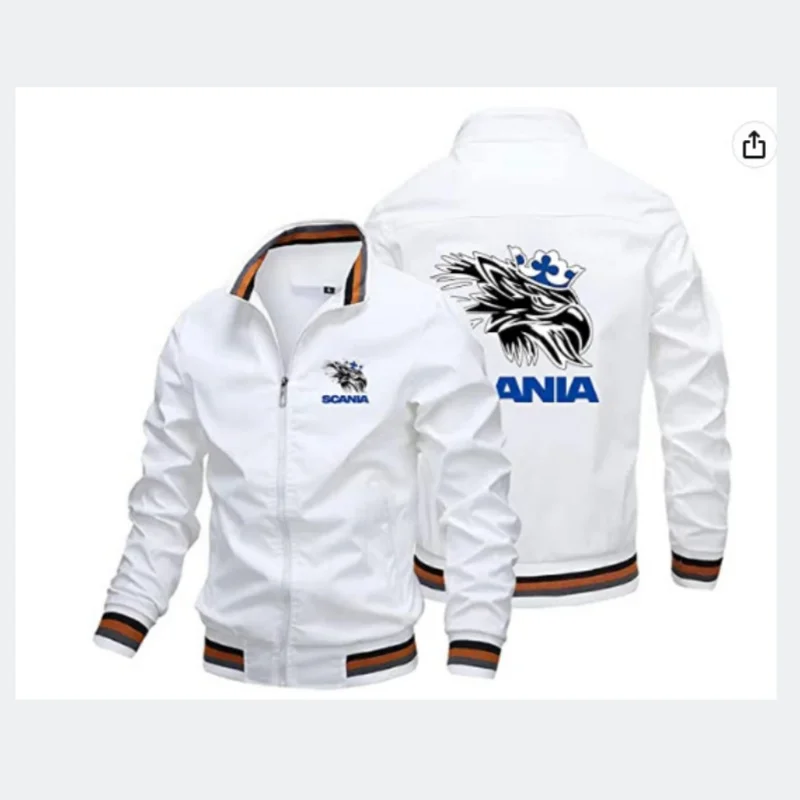2024 autumn new men's zippered jacket, outdoor sportswear, pocket cardigan, casual, motorcycle riding jacket.