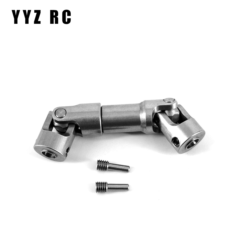 Drive Shaft Universal Joint Driveshaft Metal For Axial Scx10 Upgrade Parts Remote Control Rc Crawler Accessories 1/10 Scale Toys 5