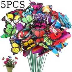 Colorful Waterproof Butterfly Garden & Flower Pot Decorations, Set of 5-50 Pieces (5PCS)