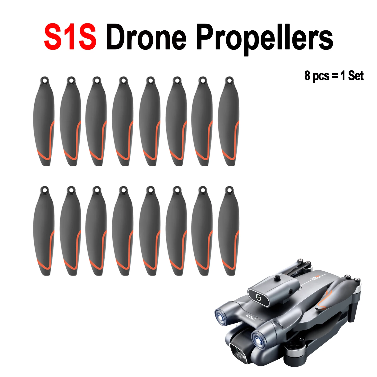 

S1S Mini Drone Original Propellers Spare Part S1S Paddles Drone Replacement Accessories