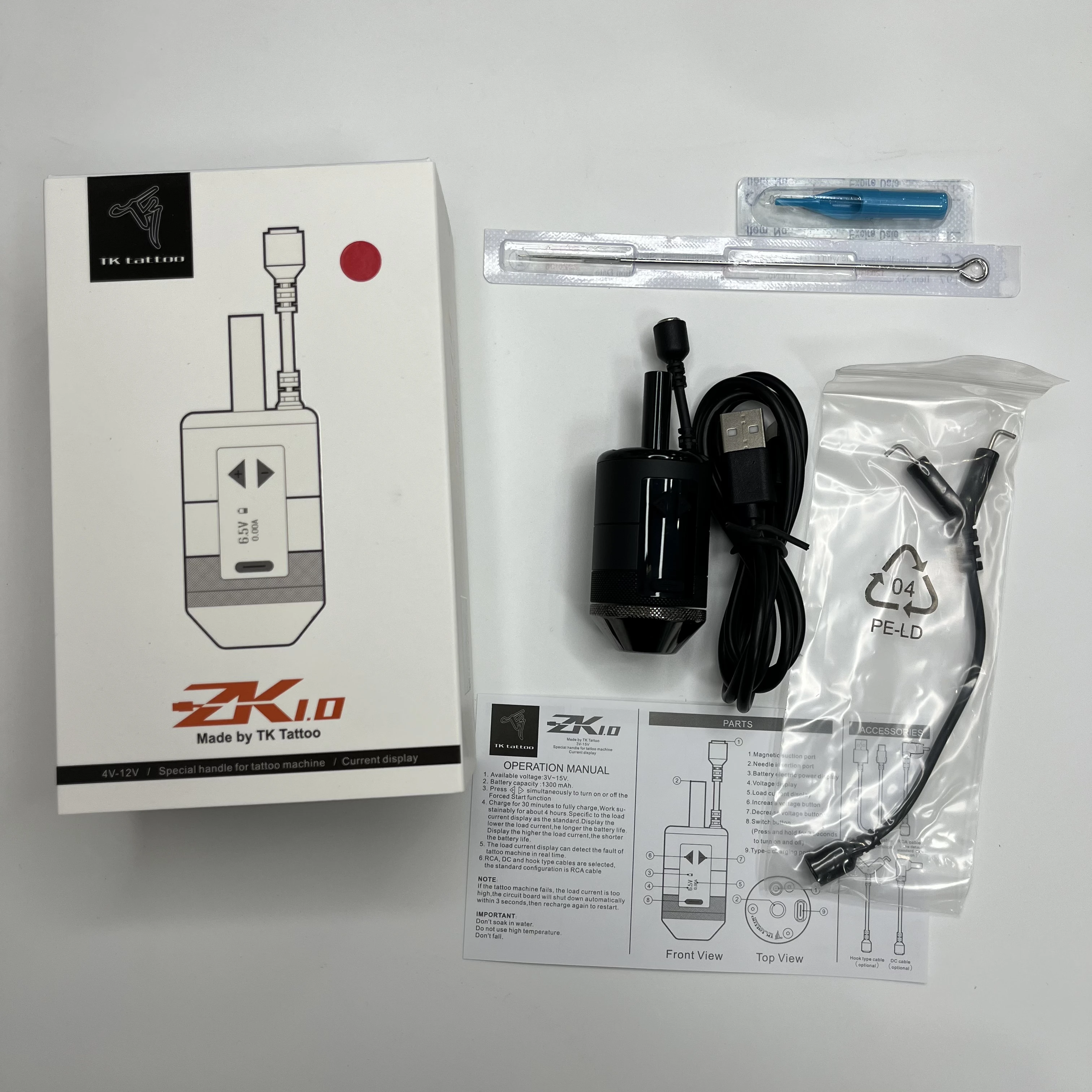 携帯電話用ワイヤレスバッテリー,グリップマシン,タトゥー用