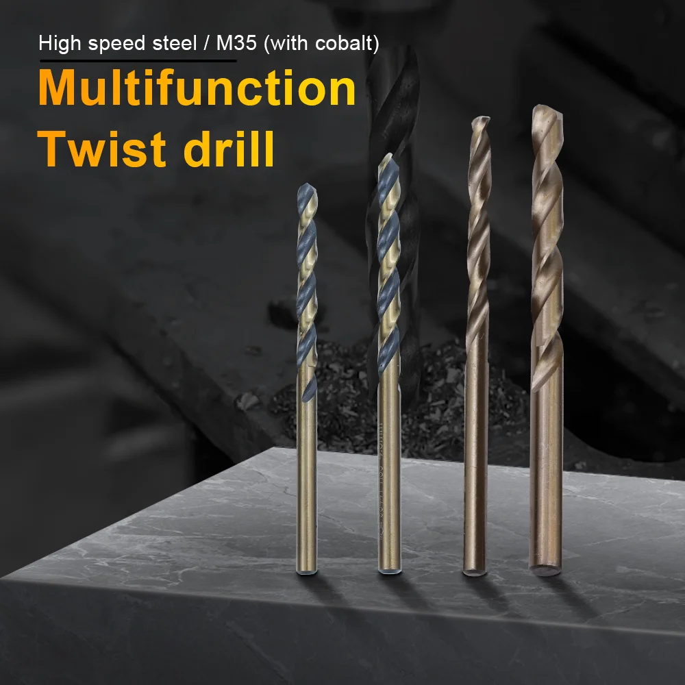 thumbnail image 2 of PATIKIL 4.8mm Drill Bit, M42 8% Cobalt High-Speed Steel 2 of 13