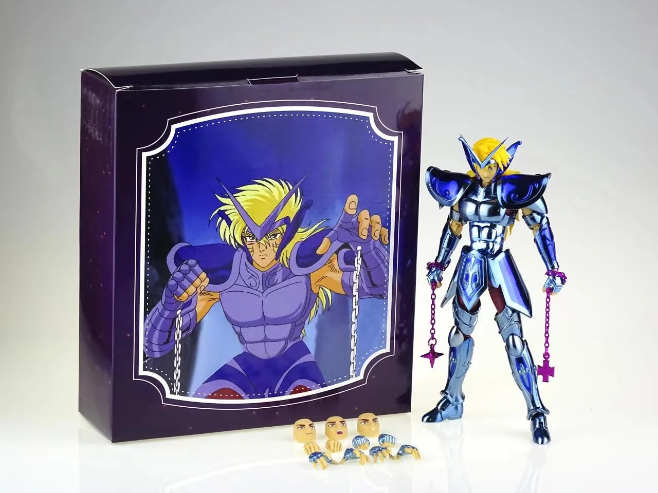 

CS Model Saint Seiya Myth Cloth EX Metal Silver Saints Cepheus Albione Movable Action Figure Armor Toys Gifts