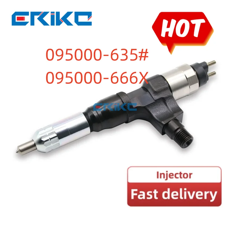 

Дизельный топливный инжектор 095000-660X 095000-6600 Форсунка для общей топливной магистрали 095000-635 #095000-6350 для Hino
