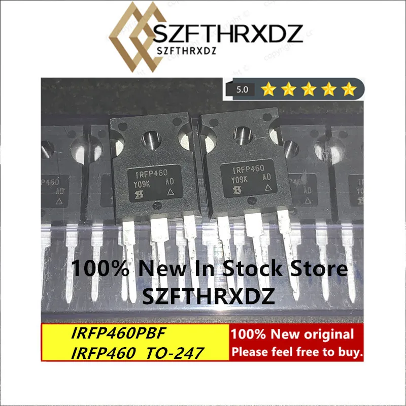 

100% NEW ORIGINAL IRFP460PBF TO247 IRFP460 TO-247 MOSFET 20A 500V N-CH HEXFET