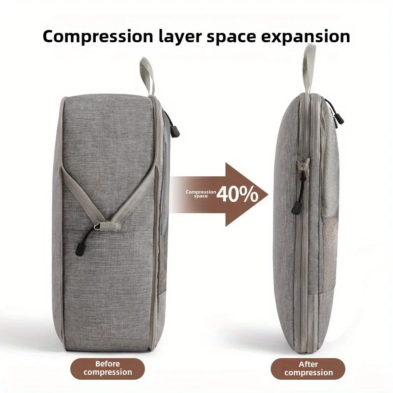 4-Piece Travel Packing Cubes Set - Luggage Organizer Bags for Clothes and Accessories