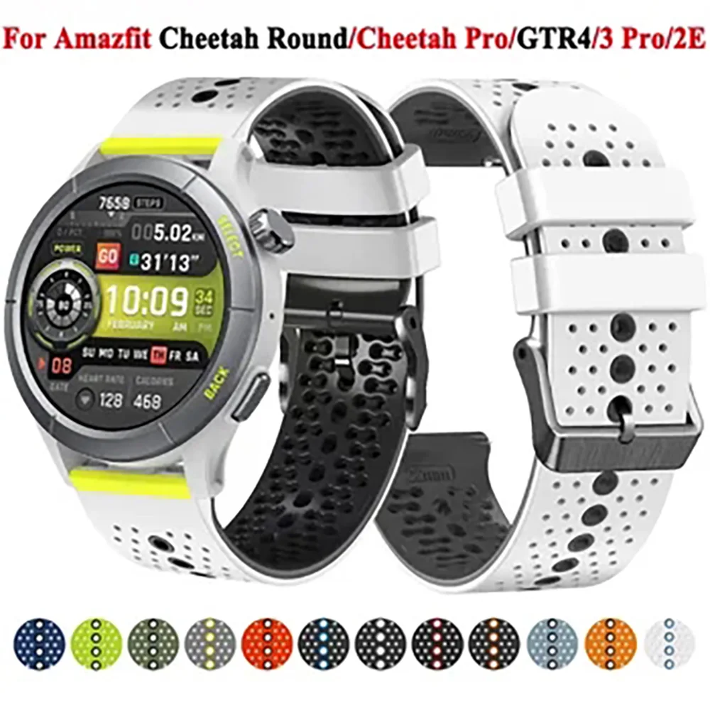 Amazfit GTR용 손목 스트랩 시계 밴드, Amazfit 밸런스 GTR 3 Pro 2 2e 용 팔찌, 22mm, 47mm, GTR4