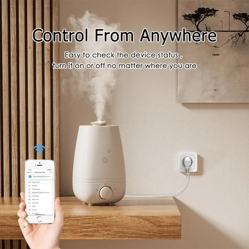 WiFi Smart Socket 20A EU Smart Plug