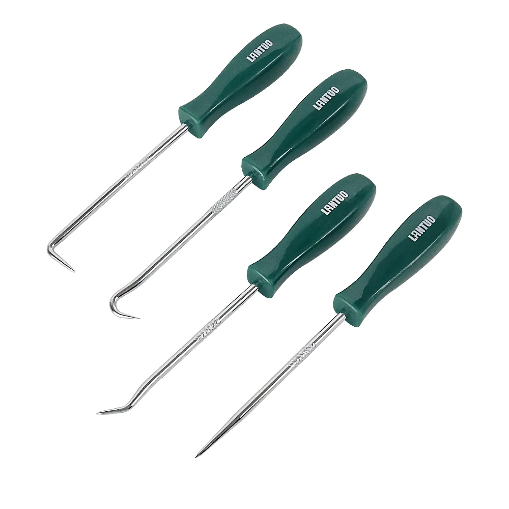 Oil Seal Screwdrivers Car Auto Vehicle Oil Seal Screwdrivers Set O-Ring Gasket Puller Remover Pick Hooks Tools 4Pcs
