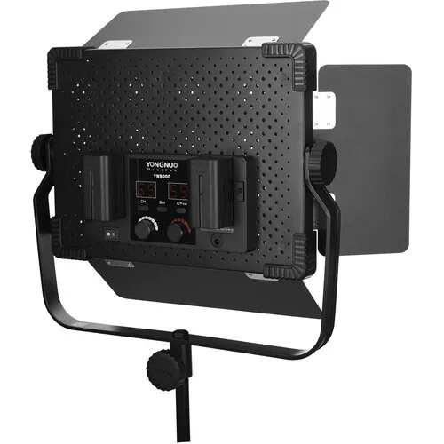 Yongnuo YN9000 3200-5600K 프로 카메라 사진 LED 비디오 조명, 사진 필 램프, 스튜디오 메이크업 브이로그용 소프트박스 포함