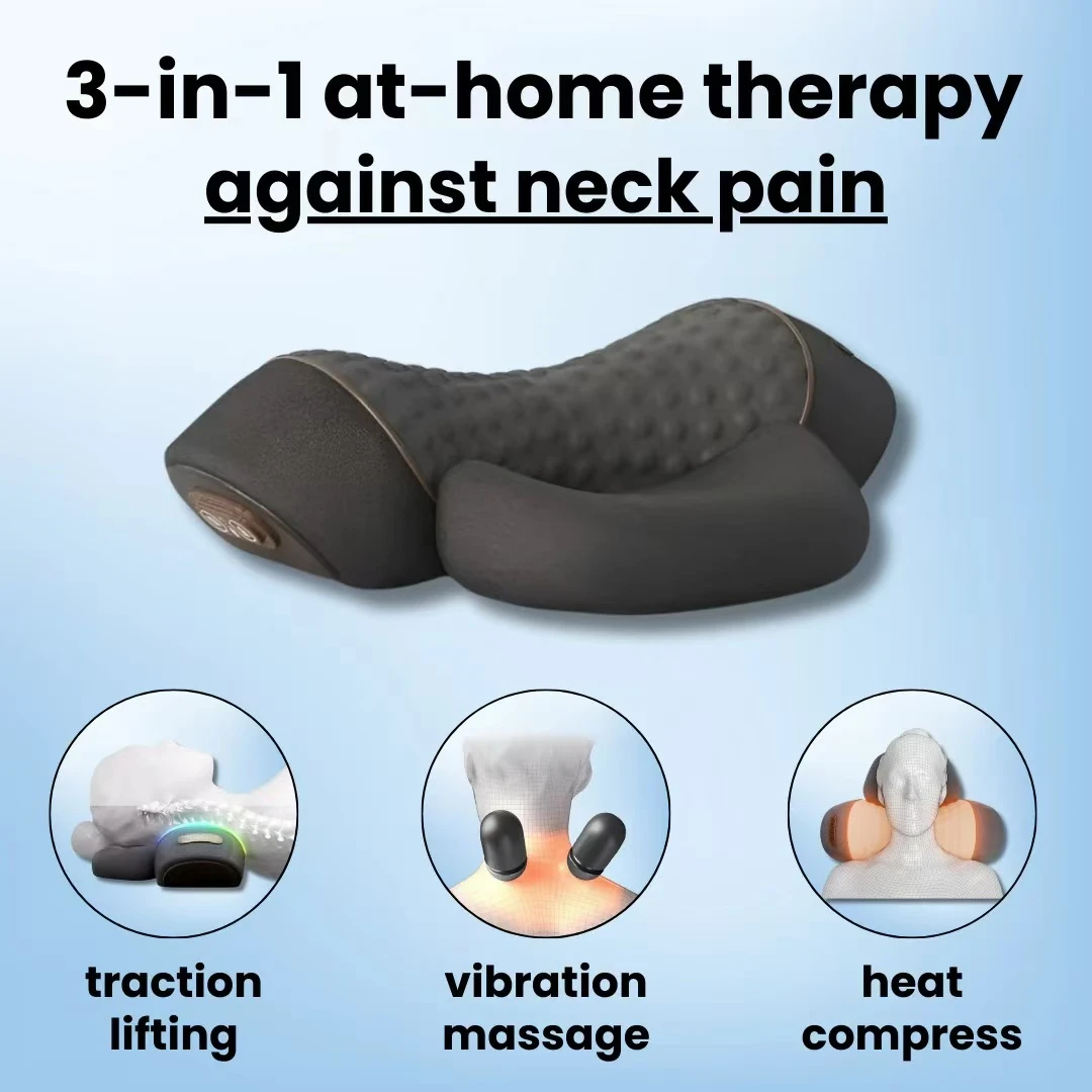 Neck Massager, Cervical Pillow, Vibration Massager, Nec Massage, Neck Relaxer, Neck Relaxer Pillow, Spine Support Massager