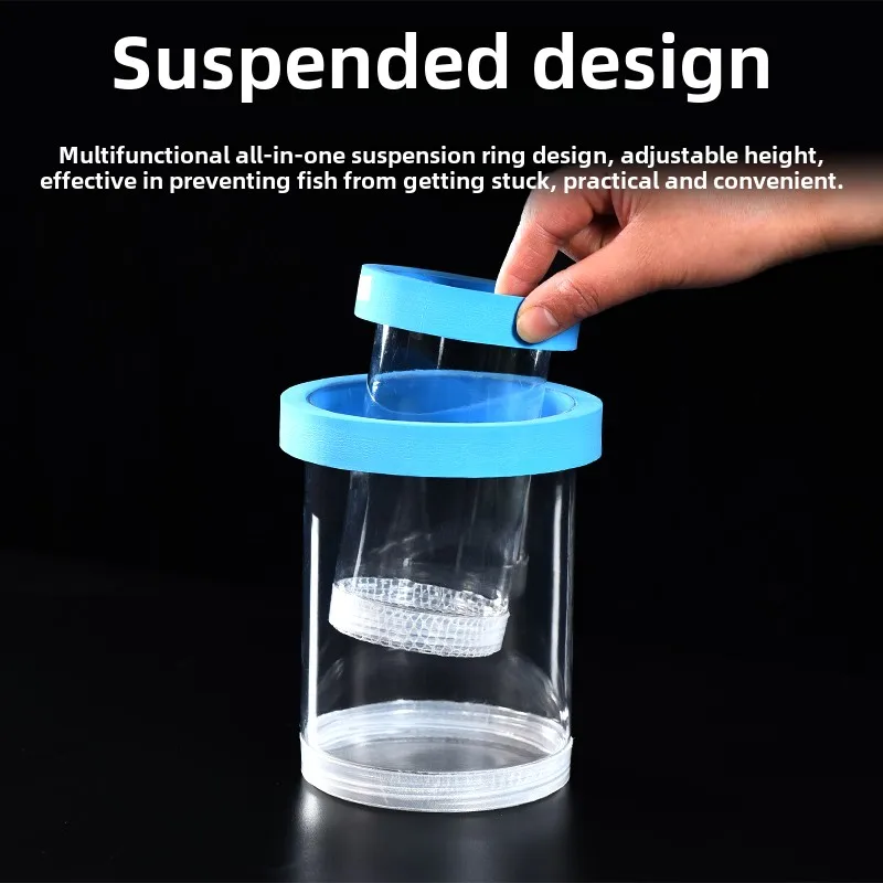 Aquarium Peacock Fish Breeding Box Aquarium Hatcher Small Fish Birth Room Hanging Isolation Box Aquarium Accessories