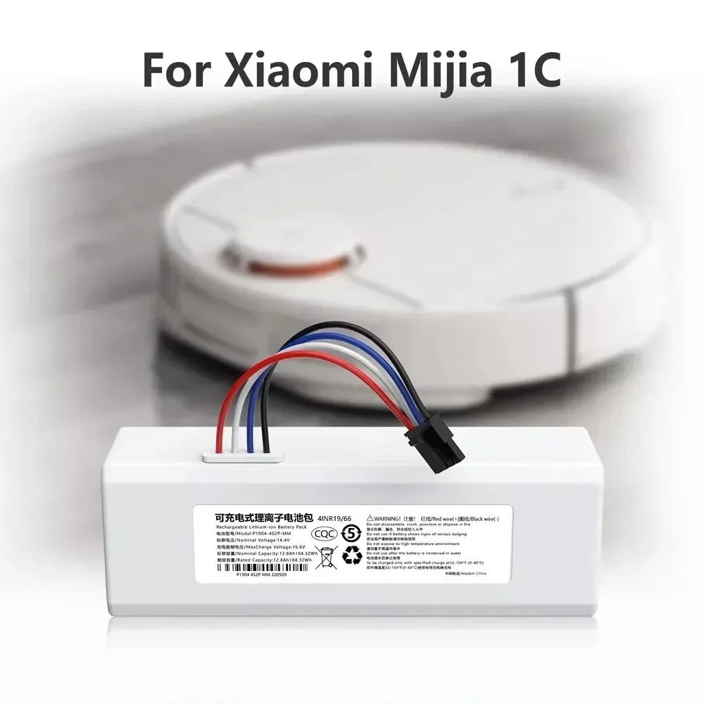 14.4V Battery High-capacity The New 1C Sweeper Robot Battery 1C P1904 4S1P MM Mijiami Vacuum Cleaner Sweeping Robot Battery G1 5