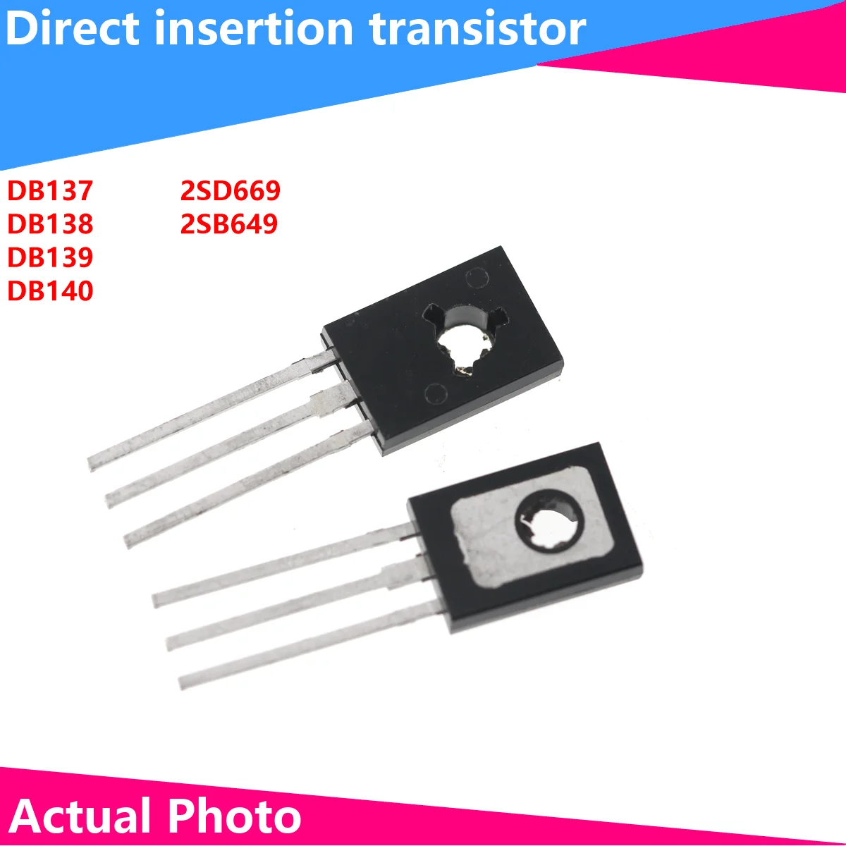 20PCS transistor DIP BD137 BD138 BD139 BD140 2SD669 2SB649 20 2000pcs bd034 bd136 bd137 bd138 bd139 bd140 dip transistor to 126 npn pnp bipolar amplifier transistor