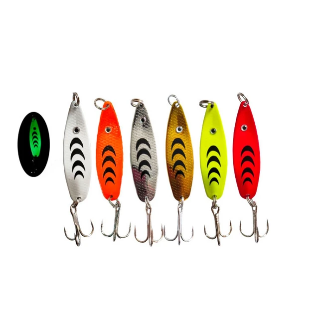 Trout Spoon Fishing Lures Spinner Bait Wobblers Jig Lures Pesca Isca  Artificial VIB Sequins Hard Baits