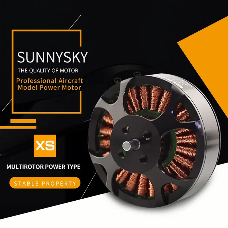 Détail du moteur brushless RC KV690 mettant en évidence les enroulements de cuivre et l'aimant.