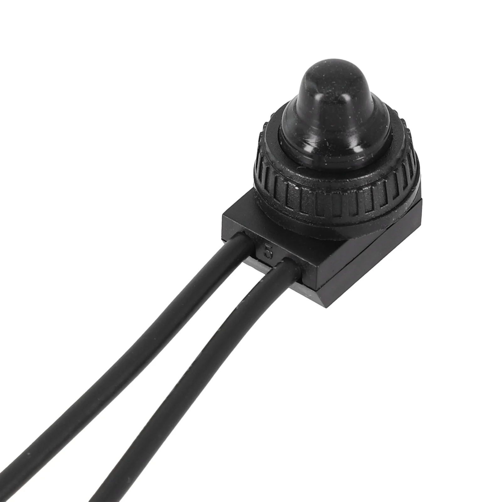 Ein-Aus-Schalter, Drucktastenschalter, rot/schwarz, Gummiabdeckung, robust, wasserdicht, mit Leitungen, Draht, 12 V, 250 V, 3 A, Bakelit-Basis, KP107 – Detail 34