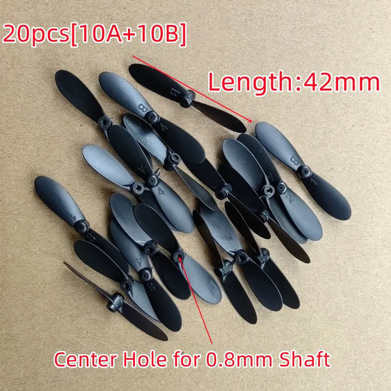 Hélices de Drone FPV Micro 30-46mm 0.8mm - Lot de 4/8/20 Pcs