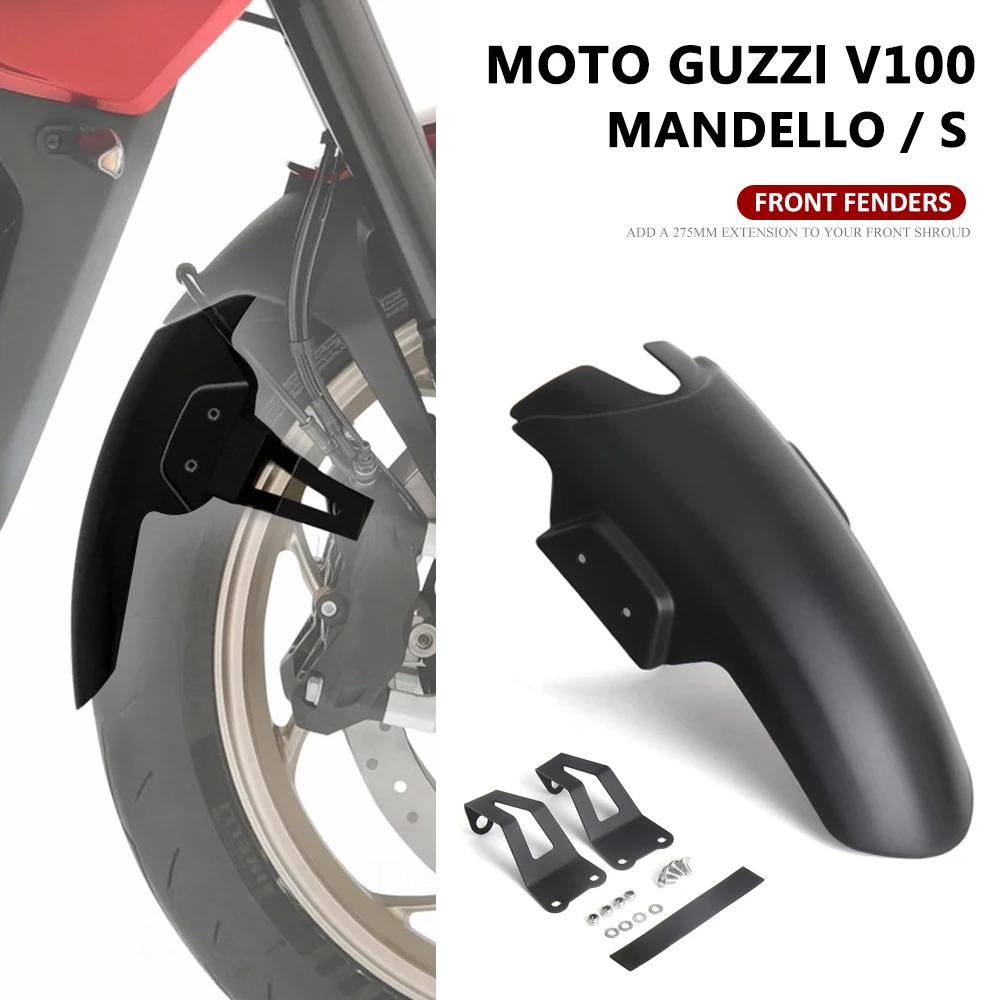 Nuovo Copriruota Anteriore Moto Parafango Parafango Parafango Con Staffa Per Moto Guzzi V100 Mandello S V100 Mandello 2022 2023