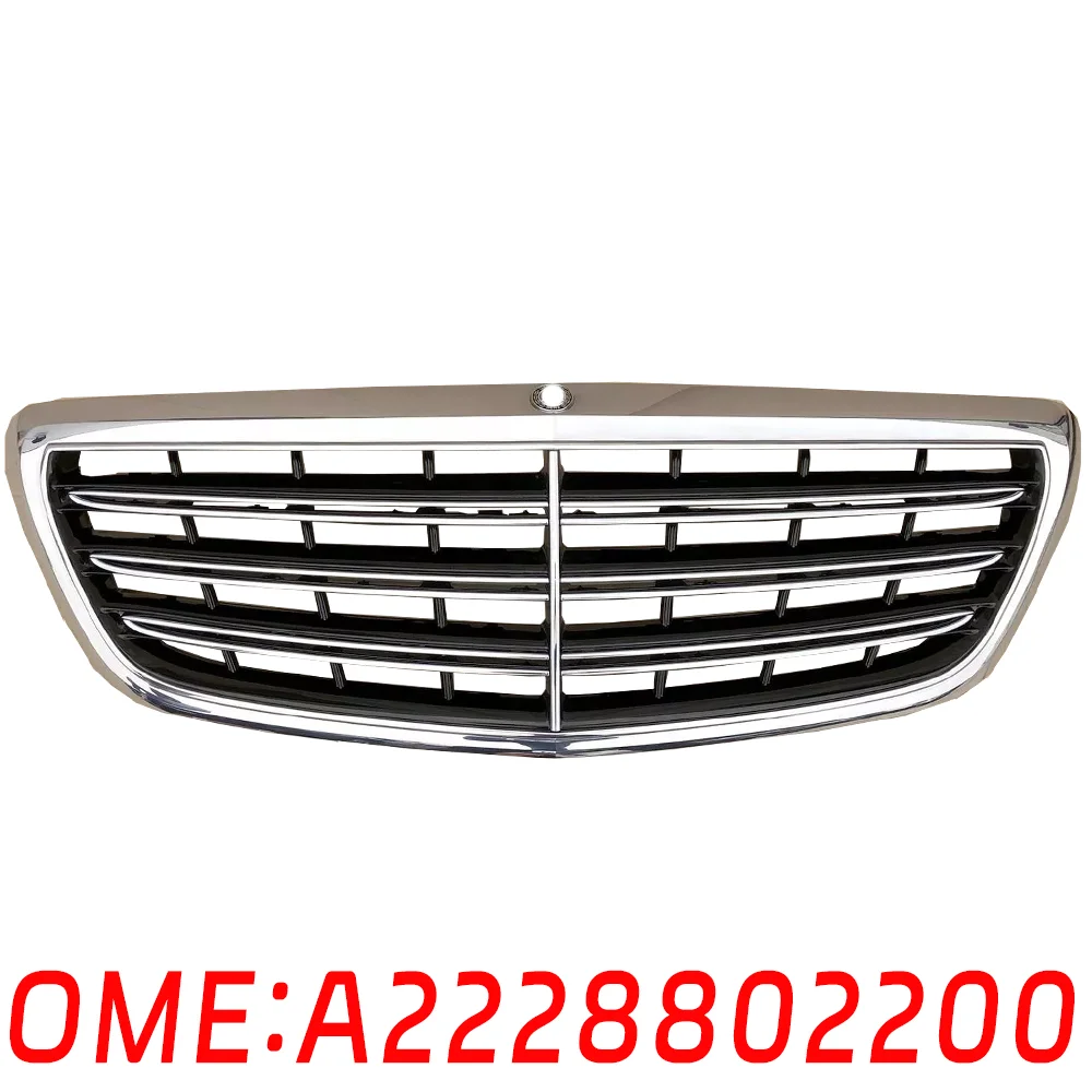 

Suitable for Mercedes Benz A2228802200 9040 car front bumper grille Grille middle net W222 S300 S350 S400 S450 S500 S63 S560 S32