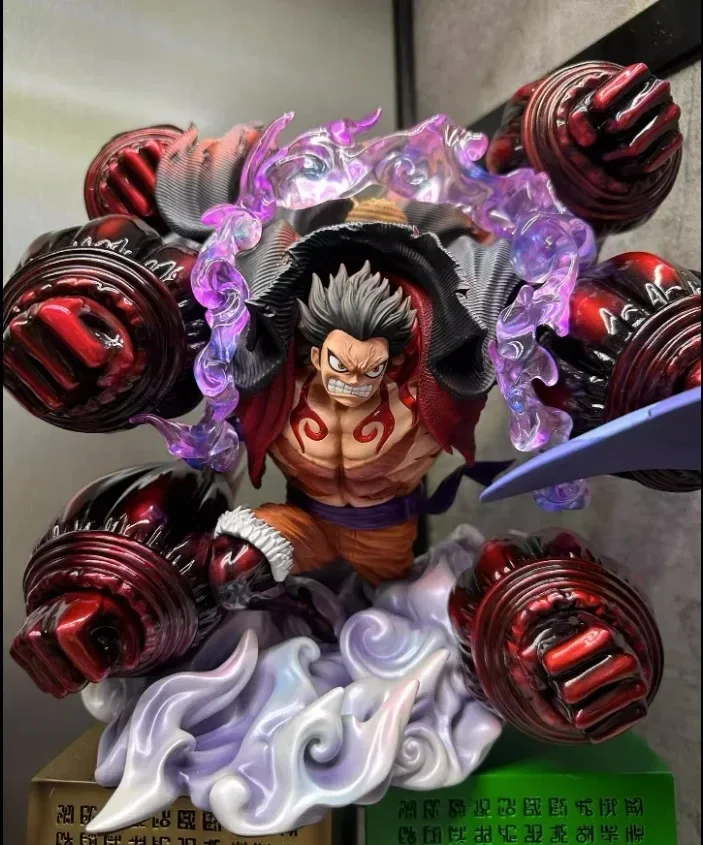 

One Piece Pirate King Gk Ape King Crow Cannon Fourth Gear Multi Fist Sky Painting Lufei Statue Box Handmade