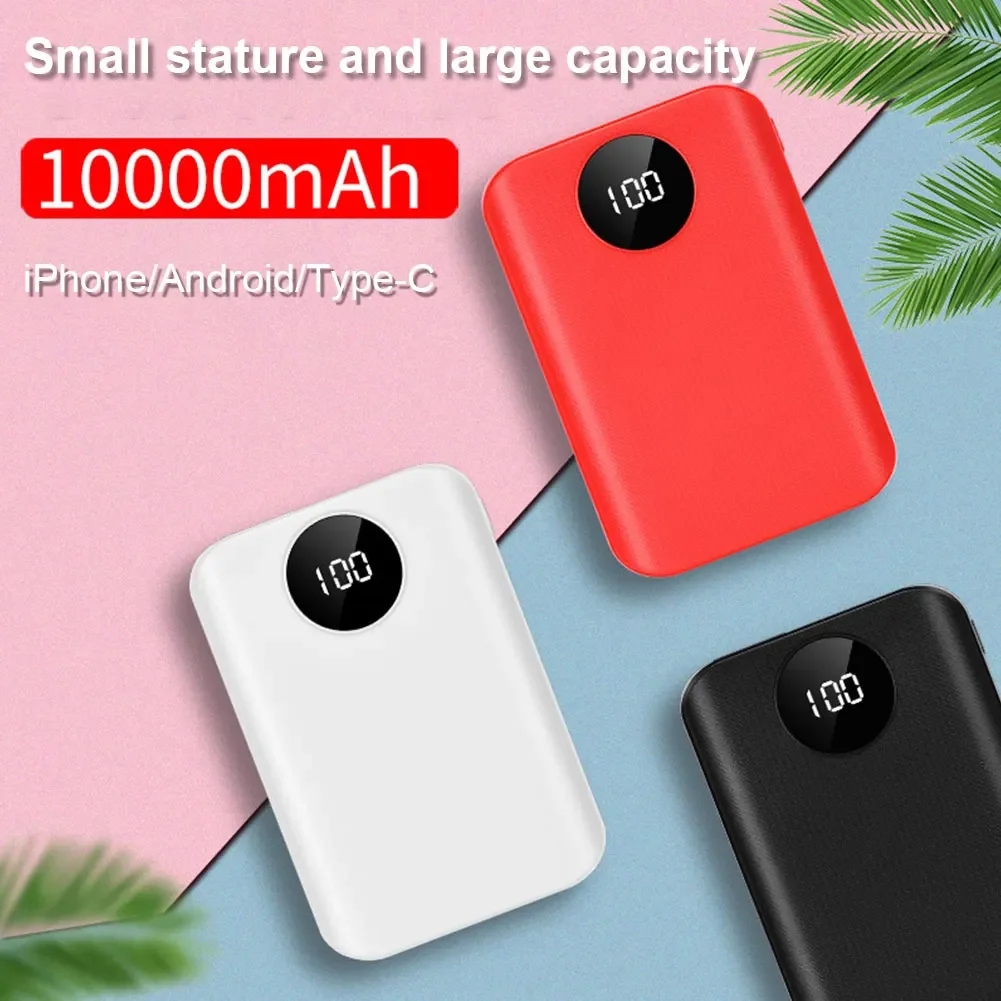 

Practical DIY Accessory Case for Dual USB Led Digital Portable Charger Box Type C Power Bank with 3 Batteries, No Welding Mobil