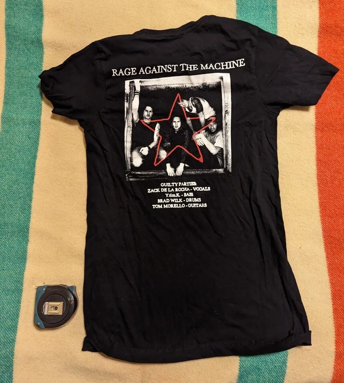 Rage Contro La Macchina Battle Of Los Angeles T Shirt Black S Band Maniche Lunghe O Corte