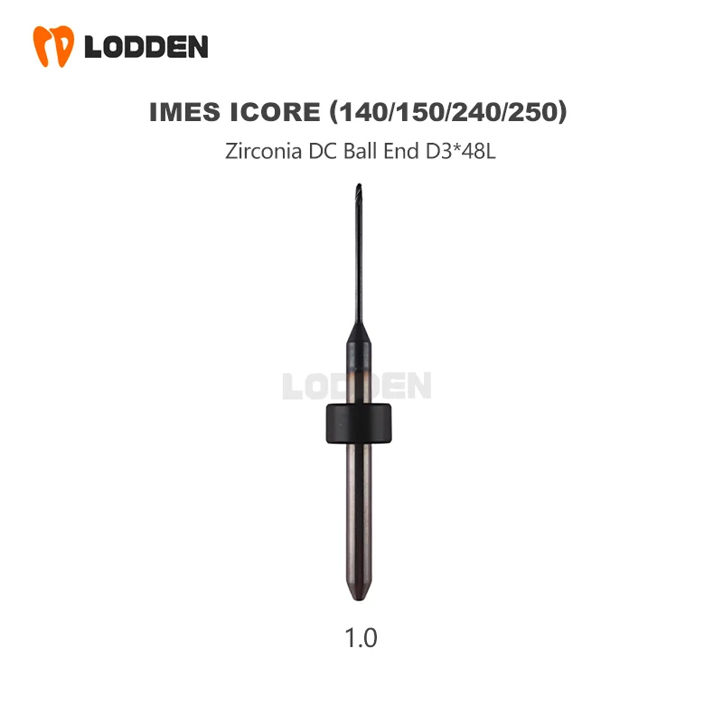 Dental material imes-icore 140i/150i/240i/250i für Zirkonoxid-Kugel fräser DC-Schleif bohrer d3 * 2.5/1.0/0,6 – Detail 5
