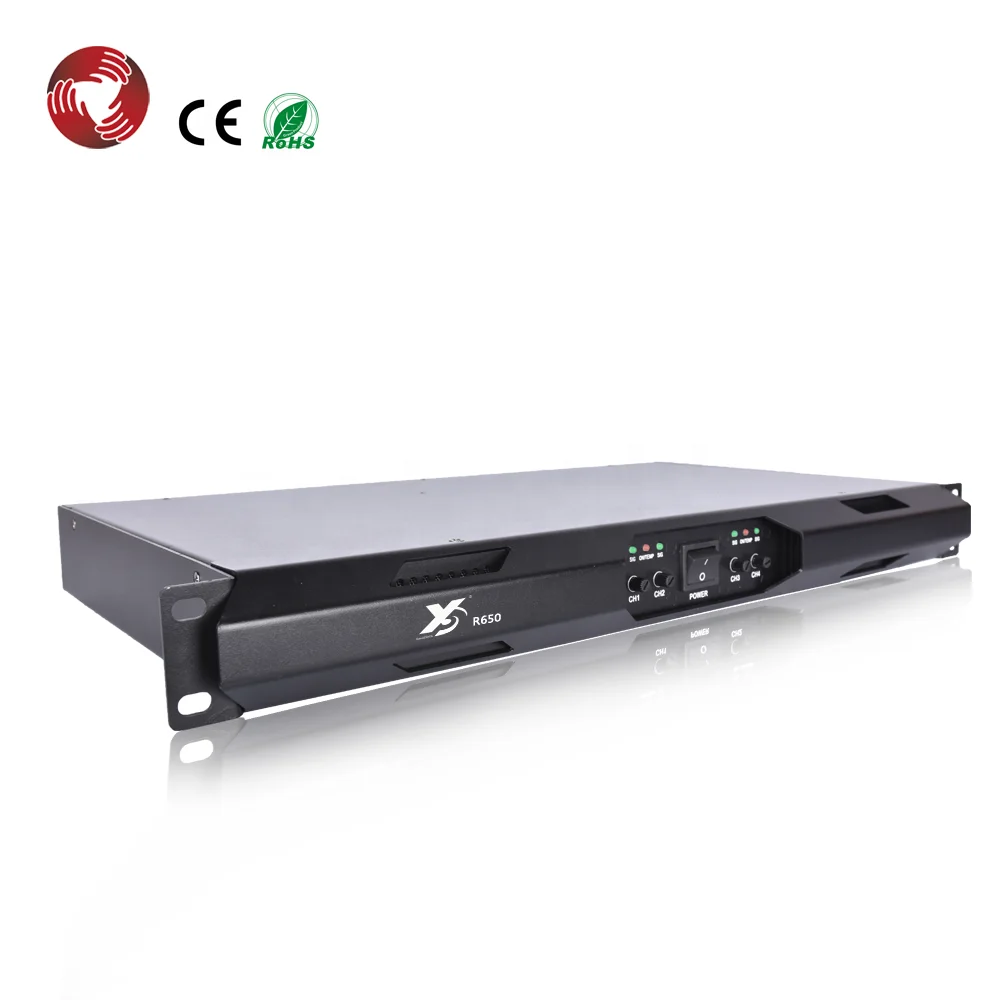 

Professional 4-channel class d 600W*4 digital power amplifier