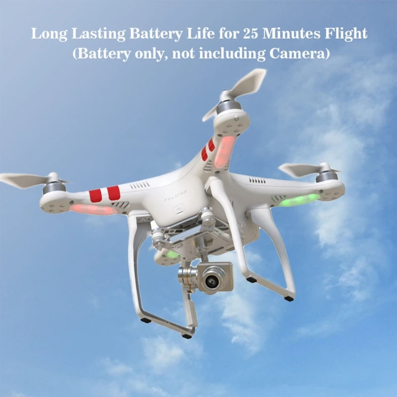 

M2EC For Phantom 2 11.1V Upgraded Spare Battery and Large Capacity for Quadcopter 6000mAh Polymer Battery