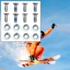 4 Sets Ski Board Fixing Screw Bolts M6 Replacement Safely Locking Snowboard Binding Mounting Plate Disc Screw Fixing Set 16mm 3