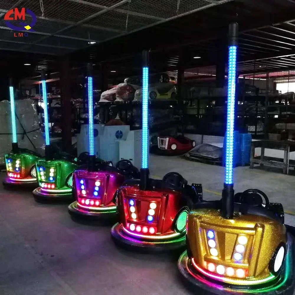 Indoor and Outdoor Adults Kids Amusement Park Rides Electric Battery Operated Floor Bumper Car 4