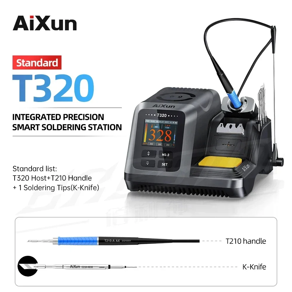 JCID AIXUN 지능형 납땜 스테이션 정밀 재작업 도구, PCB BGA 수리 도구용 다리미 팁, T245, T210