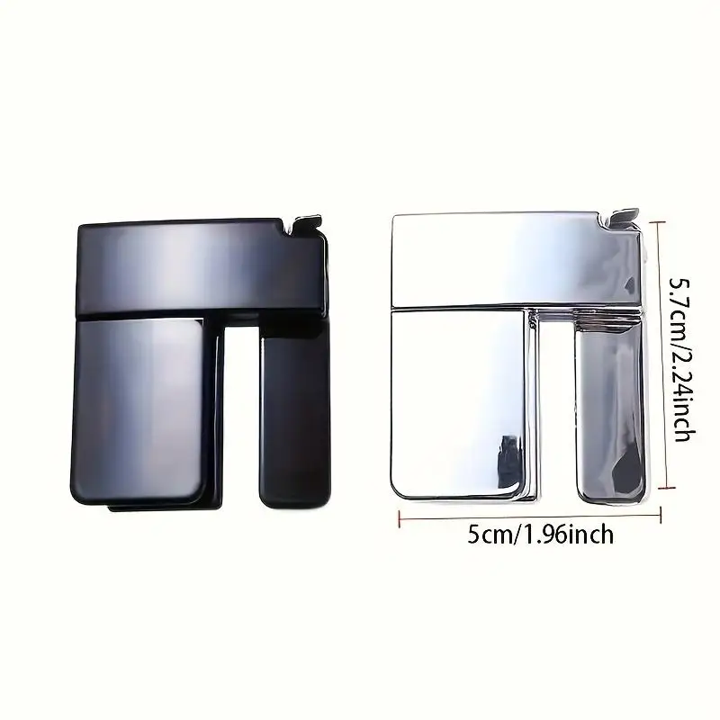 ABS Metal The Waistband Pants Waist Buckle Clip Unisex Waist Buckle Folding Elastic Belt Clip Sewing Supplies Black Silver