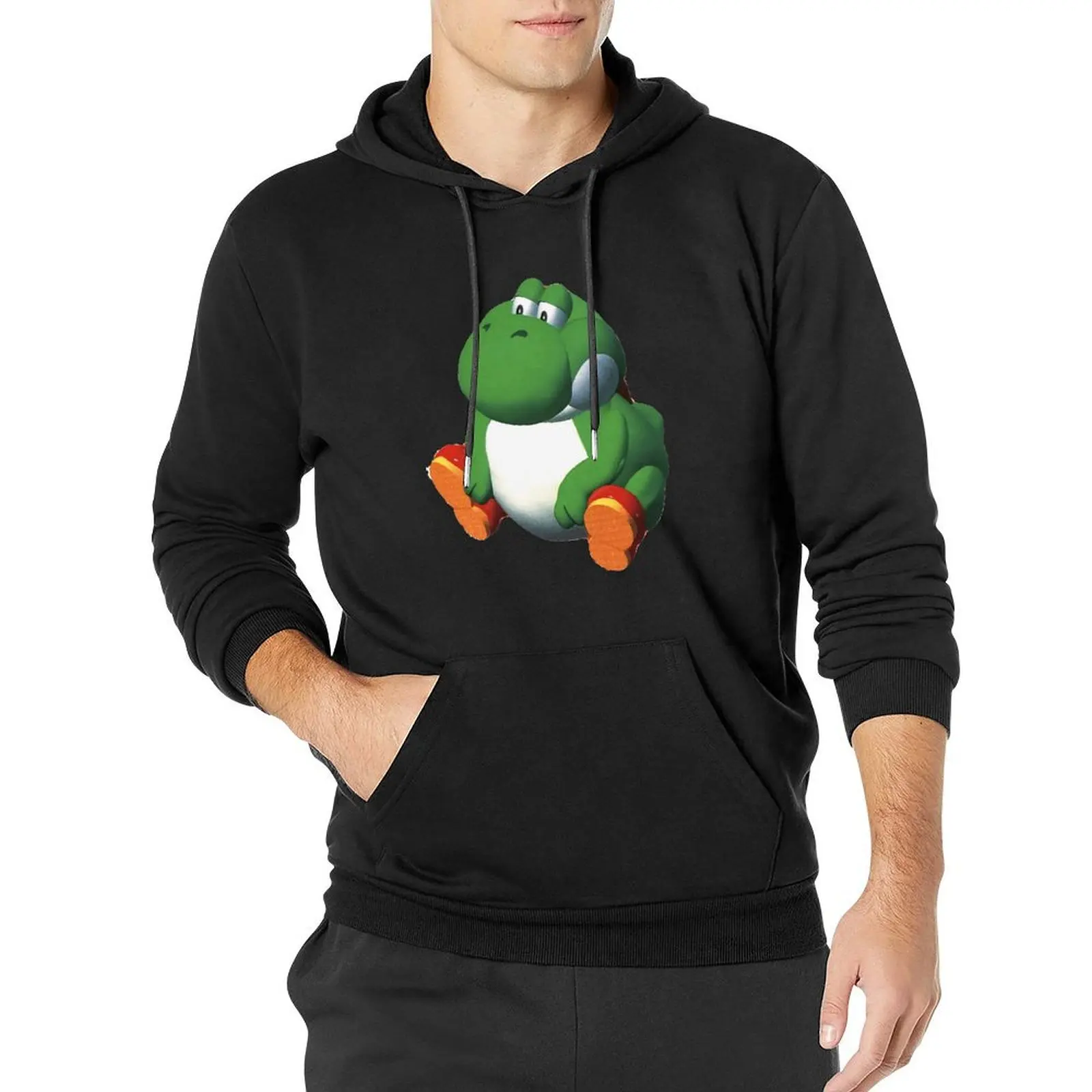 

Толстовка Yoshi мужская с капюшоном, Повседневный пуловер Fat Yoshi, худи, дизайнерская рубашка с капюшоном в стиле Харадзюку, большие размеры, на весну