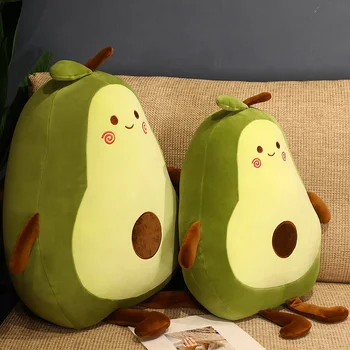 50-100CM Giant Avocado Stuffed Plush Toy Filled Doll Fruit Cushion Pillow Soft Plush Doll Toy Child Baby Girl Birthday Gift