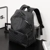Fashionable New Men's Backpack Trendy Brand Large Capacity Male Bag Lightweight Business Laptop Plaid Backpack 2