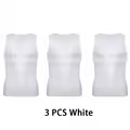 3 PCS White