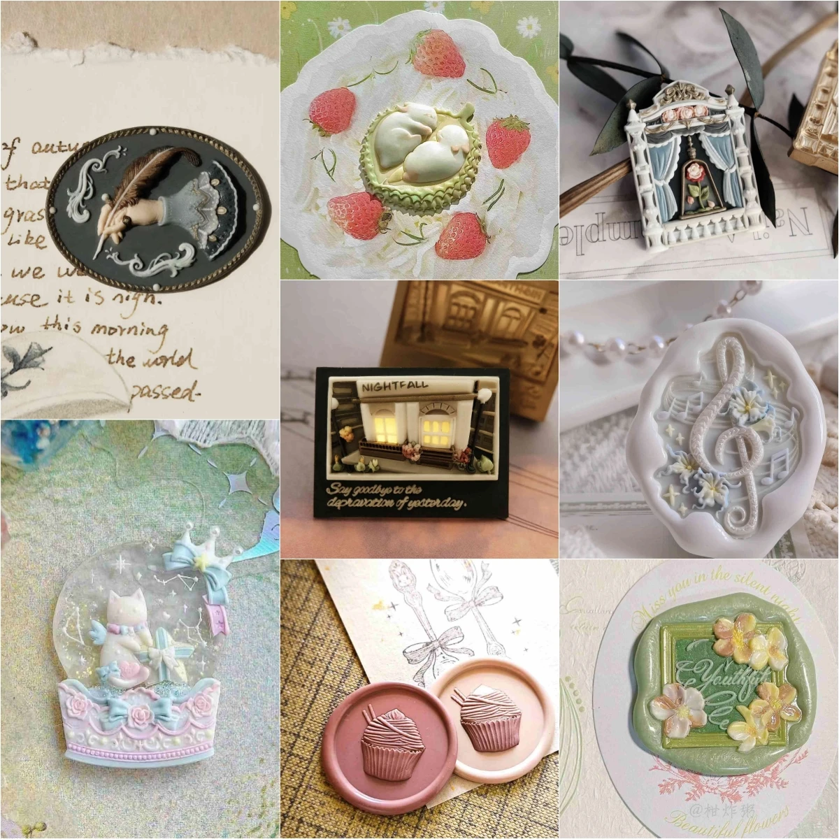 New Musical Note Fire Seal Copper Head Multi-Layer Special-Shaped 3d Relief Envelope Invitation Wax Seal Stamp Children Diy Toy