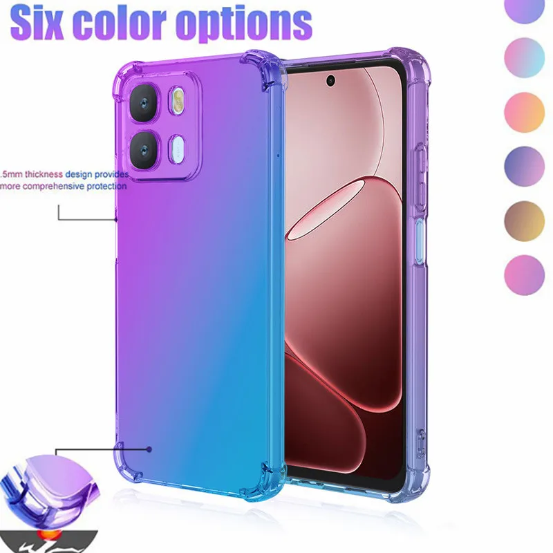 Gradient TPU Shockproof Airbag Case - Enhanced Protective Cover Back Shell