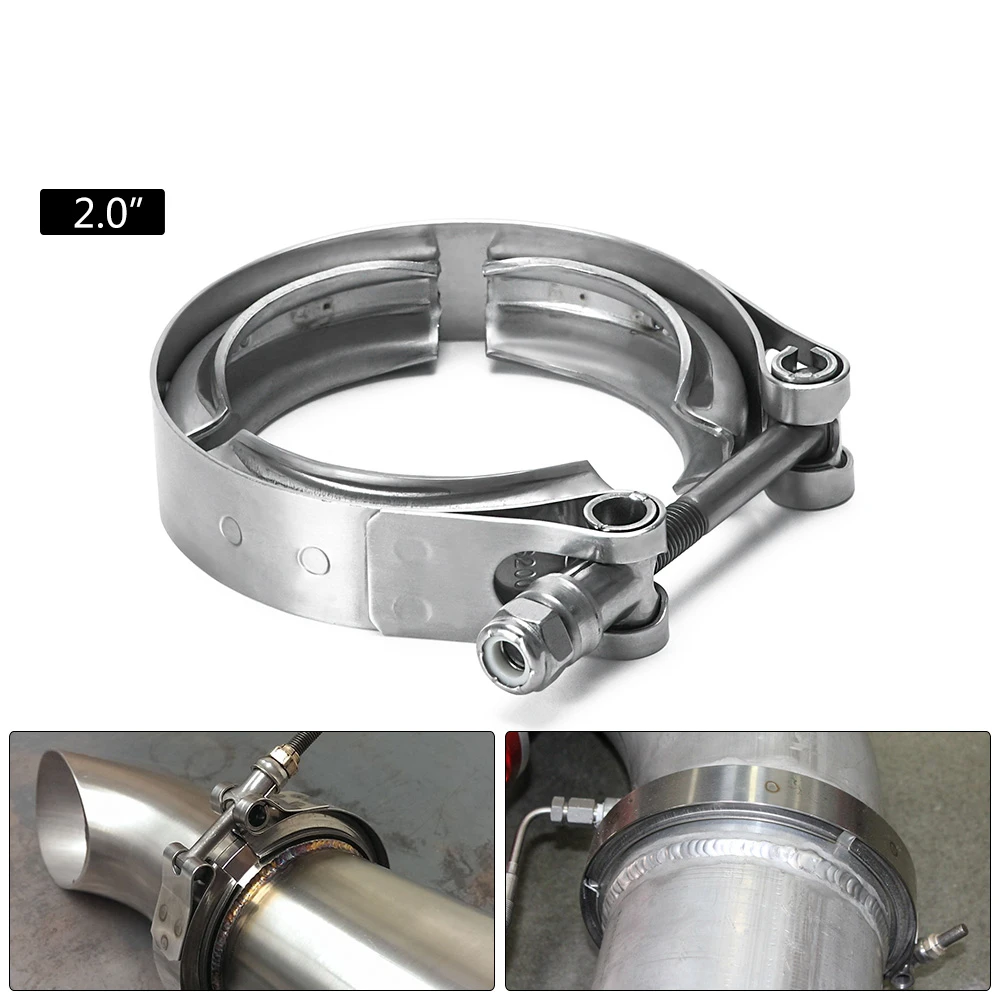 

2 "Нержавеющая сталь 304 TURBO/INTERCOOLER/DOWNPIPE/DOWN PIPE/HOSE V-Band CLAMP PQY-VCN2