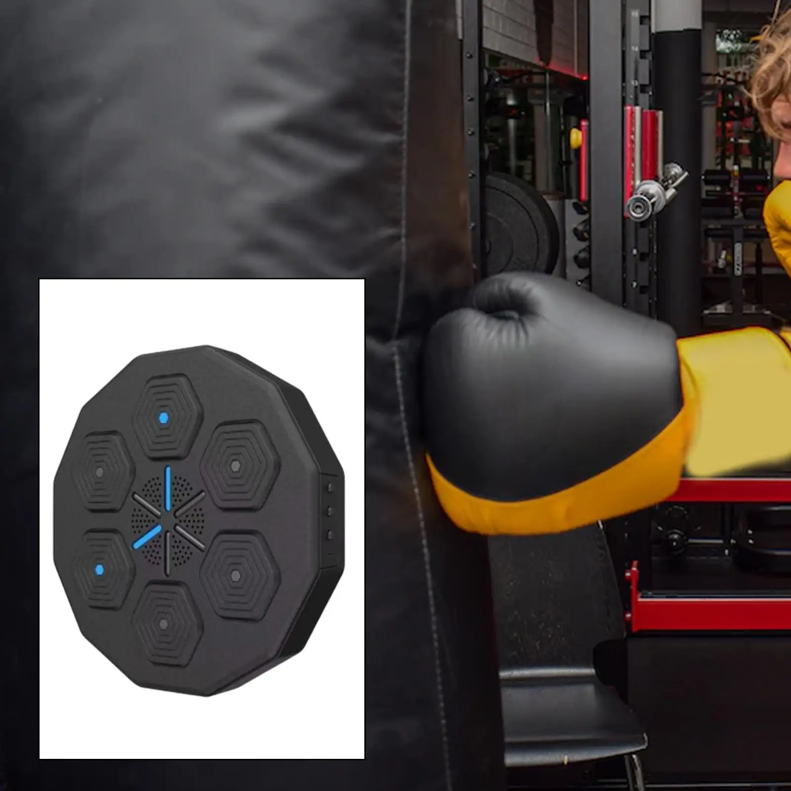 Smart Music Boxing Machine Electronic Bluetooth Punching Pad Sandbag Attrezzature Per L'Allenamento Della Parete Per Esercizi Di Fitness Domestici