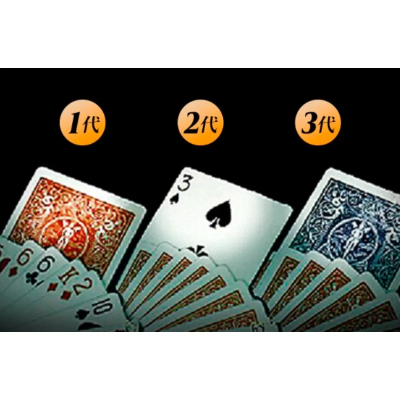 Confezione Da 3 Pezzi The Invisible Deck I,Ii,Iii,Magic Props Cards Trucchi Magici Gimmick Magia Toys Close Up Magic Fun Illusions